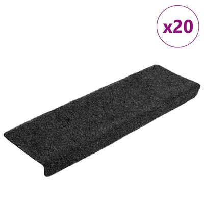 vidaXL - Trapmatten - zelfklevend - 20 - stuks - 65x21x4 - cm - donkergrijs