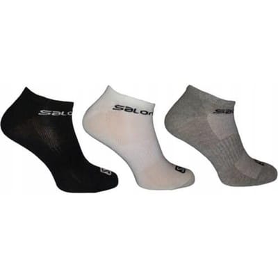 Y4597 SALOMON LIVE LOW CHAUSSETTES ACTIVE WEAR Lot de 3 3 paires 42-44 gray