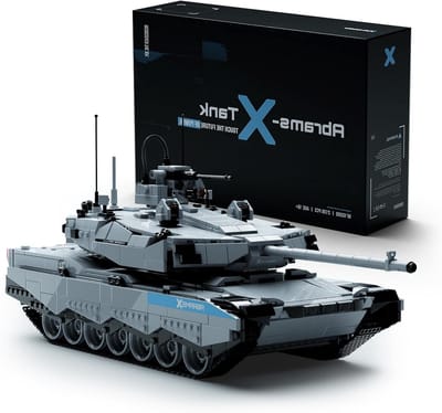 Abrams X Tank Bouwset voor Volwassenen, Militair Model, 2136 Onderdelen, Perfect voor Verzamelaar en Cadeau voor Modelbouwliefhebbers