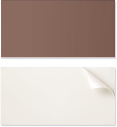 Zelfklevend decoratief paneel voor snelle wandrenovatie, 100x50 cm, bruine kleur