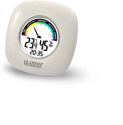 Kleine Thermo-Hygrometer met Comfortindicator - Binnen Temperatuur en Vochtigheid