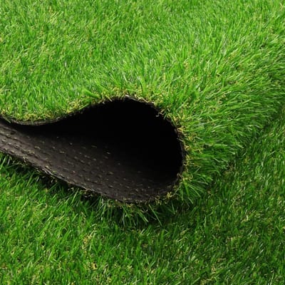 Kunstgras tapijt 4 ft x 6 FT, FREADEM kunstgrasmat met drainage/rubberen achterkant, nepgrastapijt voor tuingazon, terras, landschap, balkon, 2,0 cm stapelhoogte