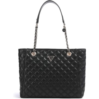 GUESS schoudertas Giully II Tote Bag Black zwart