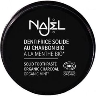 Najel - Solid Toothpaste with Organic Charcoal & Mint 33g