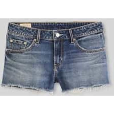 korte jeans in destroyed-look