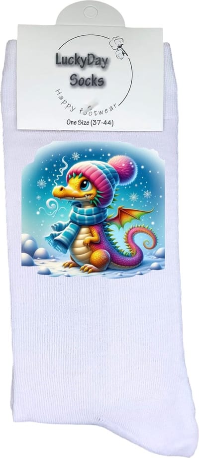 Croco - Opkikker - Grappige sokken - Valentijns cadeau - Verjaardag cadeau - Grappig - Leuke sokken - Vrolijke sokken - Winter - Kerst Sokken - Vaderdag - Moederdag - Kerstcadeau - Socks die Happy maken - 37-44