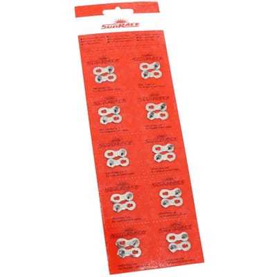 Set van 10 kettingverbinders (snelsluiting) Sunrace 10 v