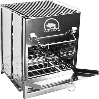 Tamarow™ Draagbare Houtkachel Voor Kamperen - Camping Oven - Kampeer Kachel - Camping Kooktoestel - Camping Accessoires - Groot