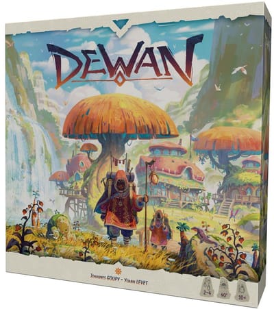 Asmodee strategisch bordspel Dewan voor 2-4 spelers 10 jaar+.