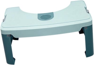 Toilet Kruk - Voetenbank - Badkamer Comfort - Ergonomisch Ontwerp - 41.5 cm Lengte - Wit