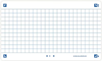Oxford flashcards Flash 2.0, 75 x 125 mm, wit