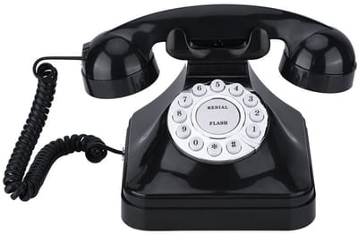 Dailygoods - Vintage telefoon - Retro corded desk phone - Unieke decoratie - Klassieke uitstraling - Ideaal voor thuis en kantoor - Vintage look - Gar...