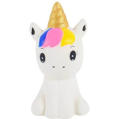 Nieuwe Squishy Schattige Eenhoorn Simulatie Dier Pop PU Brood Langzaam Rijzend Geparfumeerd Zacht Knijpspeelgoed Stressverlichting voor Kind Kerstcadeau