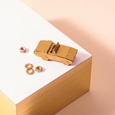 Auto Mini Model Kit - Brass Model kit Car