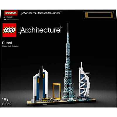 LEGO 21052 Architecture Dubai Model Bouwset, Skyline collectie, Display en Verzamelmodel voor Volwassenen