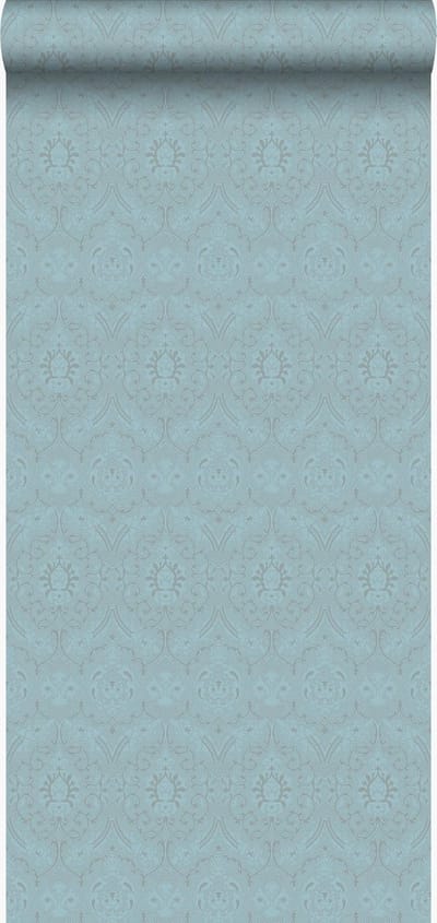 Origin Wallcoverings behang ornamenten ijsblauw - 53 cm x 10.05 m - 346246