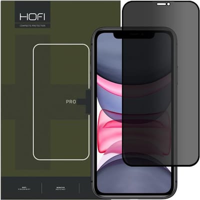 HOFI - ANTI - SPY GLASS PRO+ PRIVATISEREND GLAS IPHONE - 11 / XR - PRIVACY