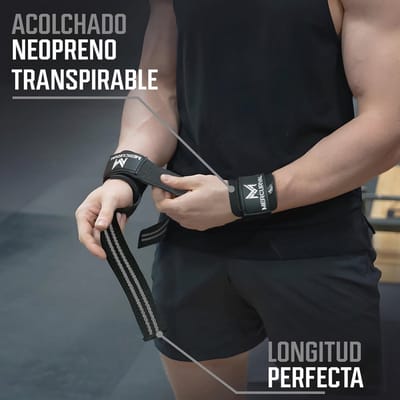 Verstelbare Polsbandages voor Gewichtheffen en Powerlifting - Training Straps