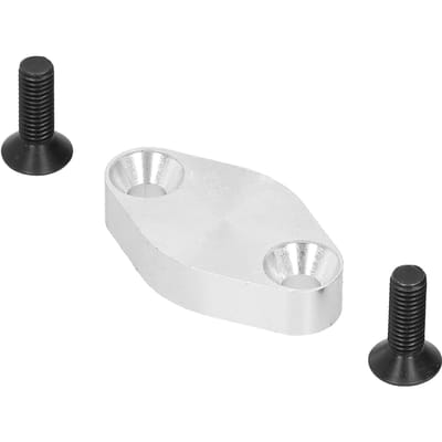 EGR Uitlaat Afsluitplaat Verwijderingskit Aluminiumlegering Geschikt voor LS LT Truck LSX 4.8L 5.3L 6.0L V8 white