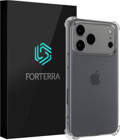 Hoesje Geschikt voor Apple iPhone 17 Pro - Sterk & Shockproof - Siliconen Shock Case - Hoes Cover - Transparant