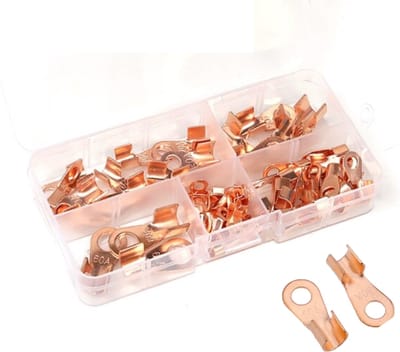 68x Koper Terminal set Kabel connectors voor kabels / 3A t/m 60A / HaverCo