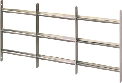 Uittrekbaar Raamrooster - Vensterbeveiliging - Inbraakpreventie - Verstelbare Breedte - 450x700-1050mm - Blauw Verzinkt