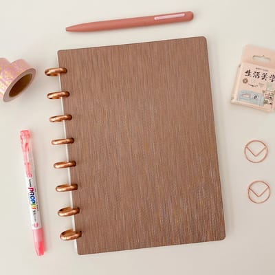 Zody Journal - Discbound Bullet Journal A5 - Hervulbaar - Champagne