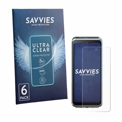 Savvies - Screenprotector voor ingenico Axium DX8 - Folie Beschermfolie transparant 6 Stuks