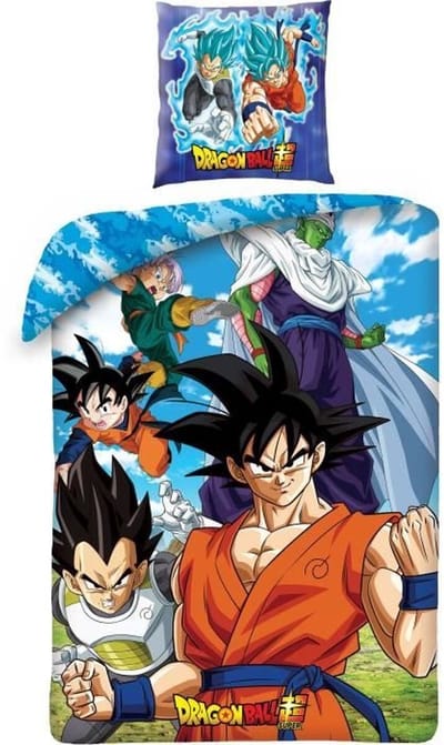 Dekbedovertrek set Dragon Ball 24 x 4 x 30 cm Multicolour Bed van 140 2 Onderdelen