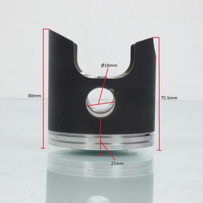 Piston moteur Wossner Ø71.93mm pour moto KTM 300 MX 1991 à 1994 8012DA Neuf