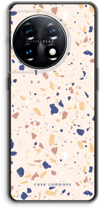 Case Company® - Hoesje geschikt voor OnePlus 11 hoesje - Terrazzo N°23 - Soft Cover Telefoonhoesje - Bescherming aan alle Kanten en Schermrand
