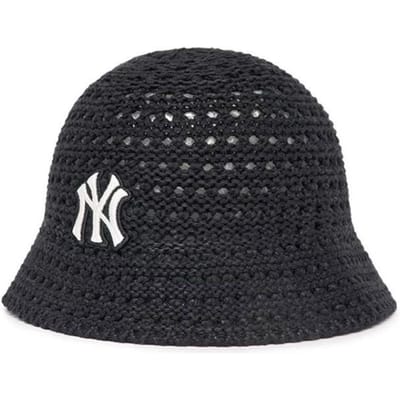 MLB Katoenen Bucket Hoeden Dames Zwart Mode 3AHT3803N F zwart