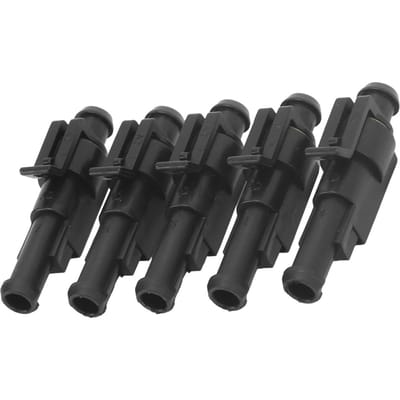 5 stuks 1-pins Elektrische Draadconnector Super Afdichtend Waterdicht voor Auto Vrachtwagen Motorfiets Schip black