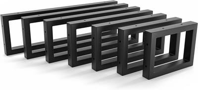 Wastafelhouder 15 cm hoog - Diverse Dieptes - Wandconsole voor Opzetwasbekken - Zwaar Belastbaar