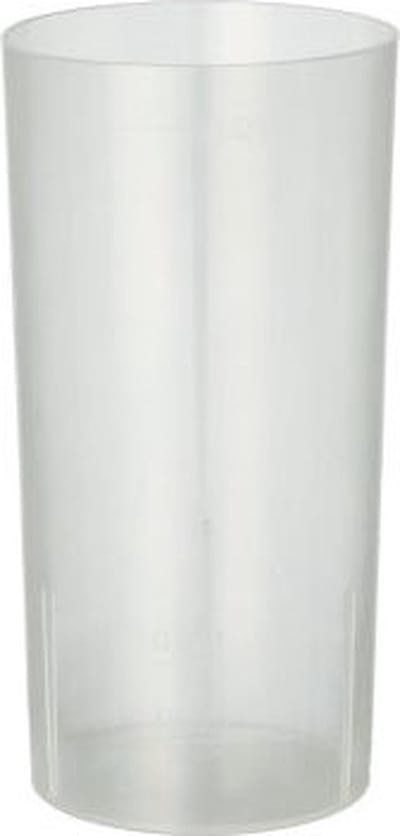 Drink glazen, PP 0,2 l Ø 5,5 cm · 10,9 cm transparant onbreekbaar (20 stuks)