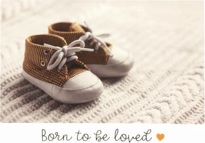 Kaart - Artige - Little wishes - Born to be loved - ECLT05