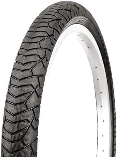 BMX 20 inch Wielrenband Zwart Slick (47-406) voor Dirt en Street