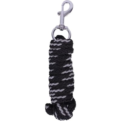 QHP - Halstertouw - Color - Zwart - 2m