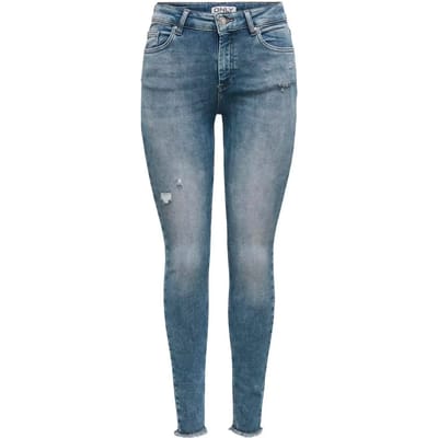 ONLY - ONLBLUSH MID SKIN ANK RW DNM REA593 NOOS - Dames - Jeans
