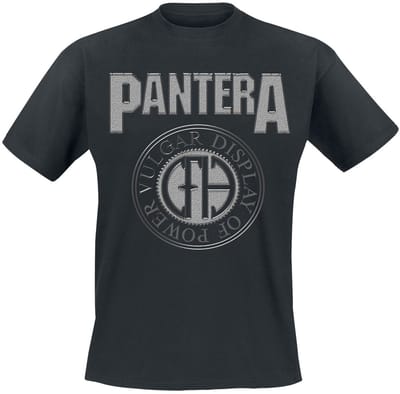 Pantera Vulgar Display Of Power Circle Heren T-shirt - zwart - S