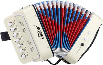 10-toetsen accordeon voor kinderen - Lichtgewicht muziekinstrument voor educatie