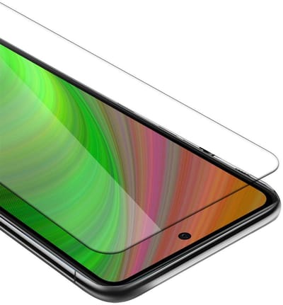 Cadorabo Screenprotector geschikt voor Samsung Galaxy A72 4G / 5G - Pantser film Beschermende film in KRISTALHELDER Geharde (Tempered) display beschermglas in 9H hardheid met 3D Touch