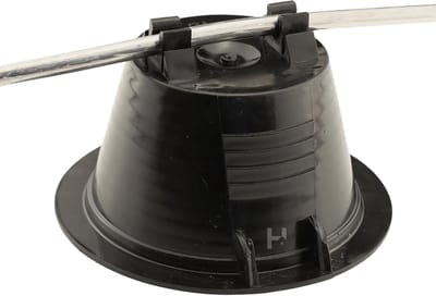 Dakhouder Bliksemafleider - Betonhouder Aarding - Bliksembeveiliging Installeren - Geen Boren Nodig - 8 mm Draad - Zwart