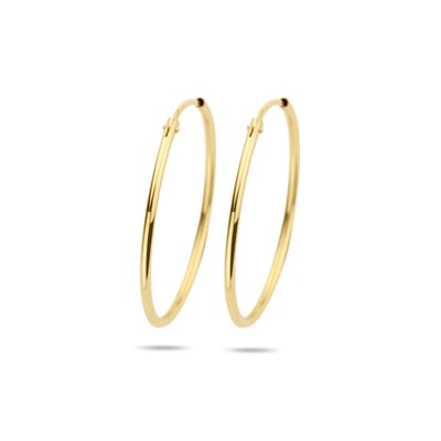 Marie-Celeste 9k Oorringen Ronde Buis 1,5 mm - 9 Karaat