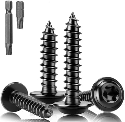 80 Stuks RVS M4 X 25mm Torx Platen Schroeven - Zelfborende Schroeven voor Geluidspanelen, Voertuigen en Bouwtoepassingen