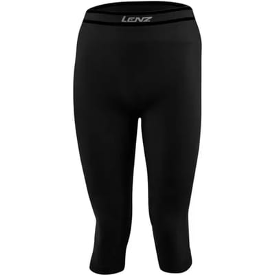 Lenz Merino 6.0 3/4 Basislaag Broek Zwart S Man