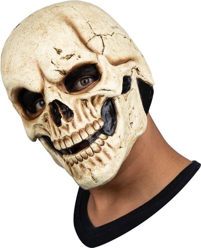 Partychimp Bonejangles Tan Hoofdmasker Halloween Masker voor bij Halloween Kostuum Volwassenen - Latex- Onesize