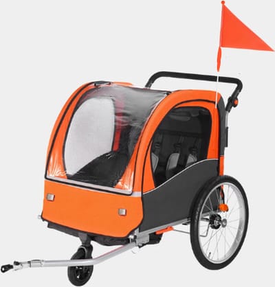 Fietsaanhanger - Fietsaanhanger - Fietskar - Fietskar transport- Fietskar kind - 61x31x37 - 45KG