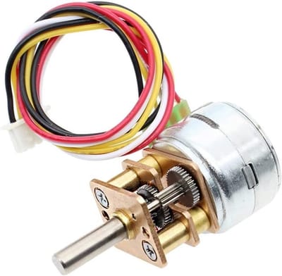 Micro Stepper Motor - PTZ Motor Robot Motor - Intelligente Robots - Lage Weerstand - 15 mm Diameter - Zwart