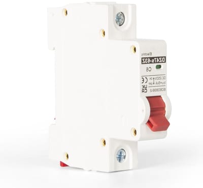 Circuit Breaker 1P 12V-250V voor Zonne-energie - Mini Power Switch met Overload Bescherming en Veiligheid voor Fotovoltaïsche Systemen en Zonnepanelen